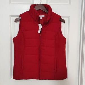 New York & Co medium vest, red
